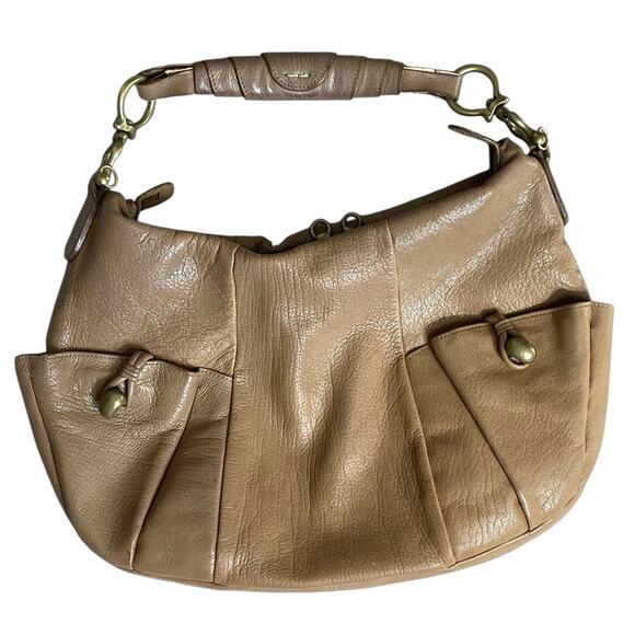 TOFF & LOADSTONE Leather Shoulder Bag Tan - Picture 1 of 12